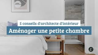 5 conseils déco pour aménager une petite chambre [upl. by Pas]