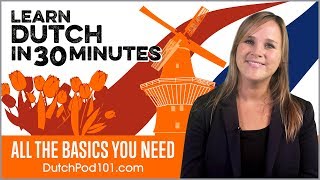 Learn Dutch in 30 Minutes  ALL the Basics You Need [upl. by Neelyk]