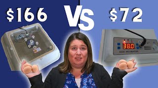 Incubator Comparison And Review  Amazon 16 Egg Incubator VS Hova Bator Incubator [upl. by Olympie]