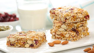 Healthy Breakfast Bars  MakeAhead Breakfast Idea [upl. by Eibreh455]