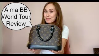 Louis Vuitton Alma BB World Tour Review [upl. by Trista867]