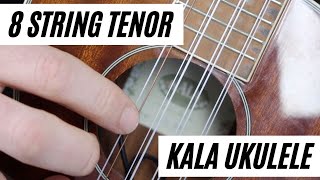 My favourite ukulele Kala 8 String Tenor review [upl. by Seuqirdor]