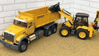 JCB Dozer Gadi Video for Kids  Toy Excavator Video for Children✅ Part 2 [upl. by Huskey549]