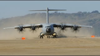 Landing on Beach Airbus A400M [upl. by Leisha]