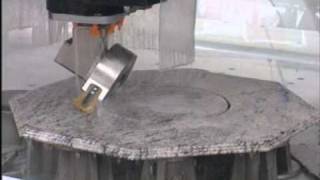 Qualey Granite  CNC Machine  Video 2 [upl. by Eissirk]