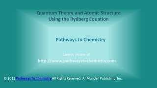 Chemistry Using the Rydberg Equation [upl. by Eiramac]