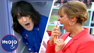 Top 10 Awkward Moments on The Great British Bake Off [upl. by Anaej]