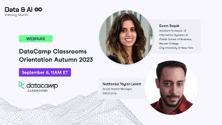 DataCamp Classrooms Orientation Autumn 2023 [upl. by Pogah195]