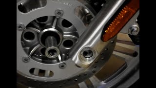 Front Wheel Removal  Kawasaki Vulcan [upl. by Norvun821]