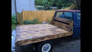 DIY Wood Truck Bed [upl. by Gnauq693]