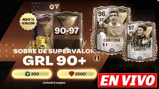 EN BUSCA DE CANTONA 96 ABRIMOS LOS SOBRES CHETADOS  FC MOBILE 24 [upl. by Liew]