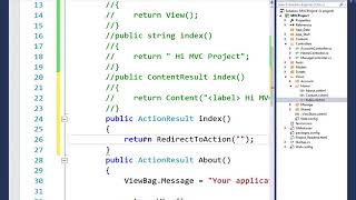 MVC Action result  controller شرح [upl. by Benenson]