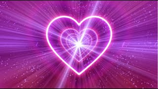 Color Changing Heart Tunnel Background Video Screensaver  Love Heart Tunnel [upl. by Ecirted]