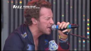 Coldplay  Clocks live Sound Relief 2009 HD [upl. by Analra]