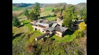 VIDEO TOUR Frank Lloyd Wrights Taliesin and Hillside School Complex [upl. by Dewees]