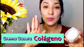 Como hacer CREMA DE COLÁGENO Casera  Antiedad [upl. by Britney]