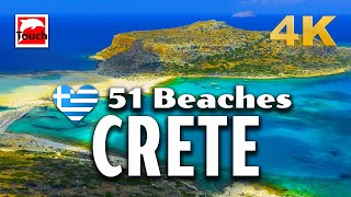 51 Best Beaches of West CRETE Greece 4K ► Top Places amp Secret Beaches in Europe touchgreece [upl. by Todhunter691]