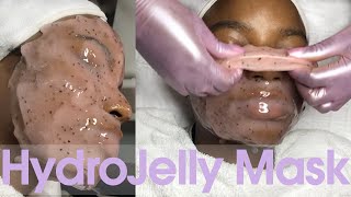 HydroJelly Mask  FULL Application and Removal [upl. by Leuqar142]