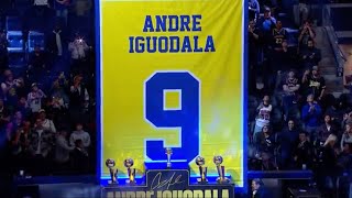 Andre Iguodalas FULL Warriors Jersey Retirement [upl. by Charmain470]