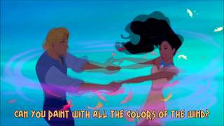 Pocahontas  Colors of the Wind  Lyrics [upl. by Netsreik]