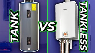 TANK vs TANKLESS WATER HEATER Pros and Cons [upl. by Suhcnip919]