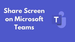 How to Share Screen on Microsoft Teams Quick amp Simple [upl. by Arolf698]