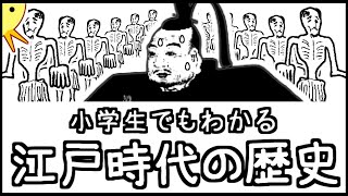 小学生でもわかる江戸時代の歴史【日本史第４弾】 [upl. by Cerys104]