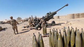 Soldiers Hone Skills on M777 Howitzer Artillery [upl. by Odnalo]