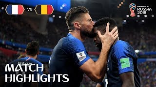 France v Belgium  2018 FIFA World Cup  Match Highlights [upl. by Tormoria]