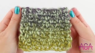 Linen Stitch Crochet Tutorial [upl. by Ynatirb726]