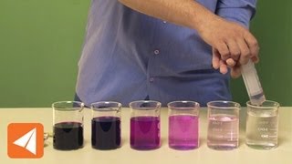 Potassium permanganate and dilution  Molecular Structure  Chemistry [upl. by Meit]