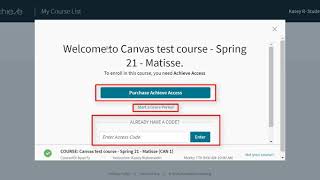 Student registration for Achieve via Canvas [upl. by Mazman]