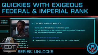 Efficient and Fast Federation and Imperial Rank in Elite Dangerous in 2020 Quick Guide [upl. by Anne837]