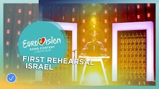 Netta  Toy  First Rehearsal  Israel  Eurovision 2018 [upl. by Ariela677]