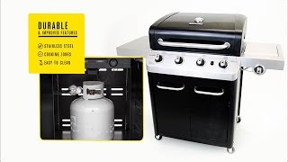 CharBroil Signature 4Burner Gas Grill  Black [upl. by Aleusnoc812]