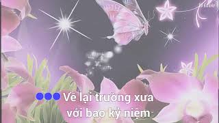 Karaoke ║ Nhớ ơn thầy cô ║ Karaoke midi 🎤 [upl. by Ailaza]