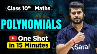 Polynomials Class 10 One Shot Revision in 15 Min  Class 10 Maths Chapter 2  NCERT [upl. by Rew]