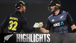 Highest Chase In T20 History  HIGHLIGHTS  TransTasman Tri Series  BLACKCAPS v Australia [upl. by Nnayrrehs127]