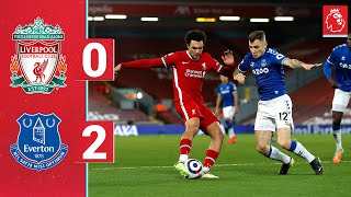 Highlights Liverpool 02 Everton  Reds beaten at Anfield [upl. by Christianna95]