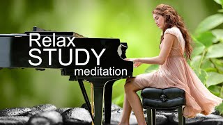 Beautiful Relaxing Piano Music For Stress Relief Study Meditation  Soothing Flowing Water Sounds [upl. by Omrellig937]