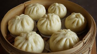 Baozi Chinese Steamed Chicken Buns Full Recipe dough stuffing making and cooking technics [upl. by Tlihcox]