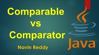 Interview Question  Comparable vs Comparator in Java [upl. by Gaudette770]