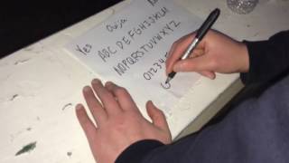 How To Make A Ouija Board At Home That Works and PROOF TUTORIAL [upl. by Aihsyt]