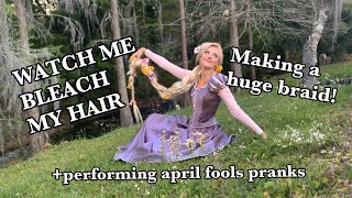 DIY Rapunzel Dress amp Hair [upl. by Crawford]