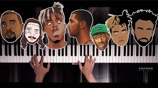 Top 10 Most Beautiful Hip Hop Piano Pieces Vol 1 [upl. by Tengdin]