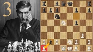 A Worthy Opponent  Fischer vs Petrosian  1971  Game 3 [upl. by Esilehc]