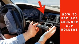 Scotts Garage How To Replace 4Runner Cup Holders [upl. by Ellehcirt]