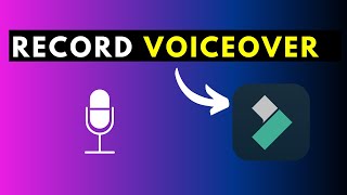 How to Record Voiceover Narration in Filmora 11 [upl. by Pulchia]