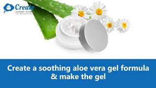 How to make a Soothing Aloe Vera Gel [upl. by Pool]