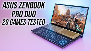 Dual Screen Gaming ASUS ZenBook Pro Duo Laptop Benchmarks [upl. by Tiram973]